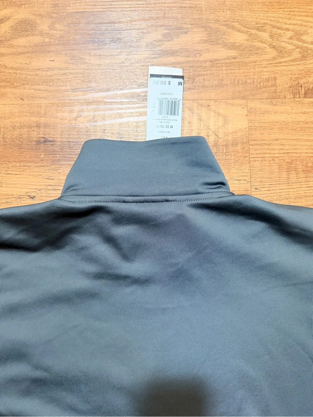 adidas Men’s Charcoal Full-Zip Performance Jacket